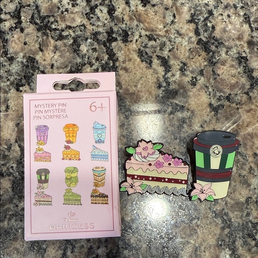 Loungefly Disney Princess Cake & Drink Blind Box Enamel Pin Hot Topic Exclusive